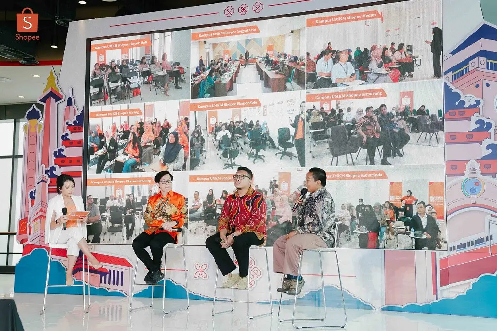 Gerakan Ekspor UMKM Shopee launching ceremony in Jakarta - Image source: Medcom.id