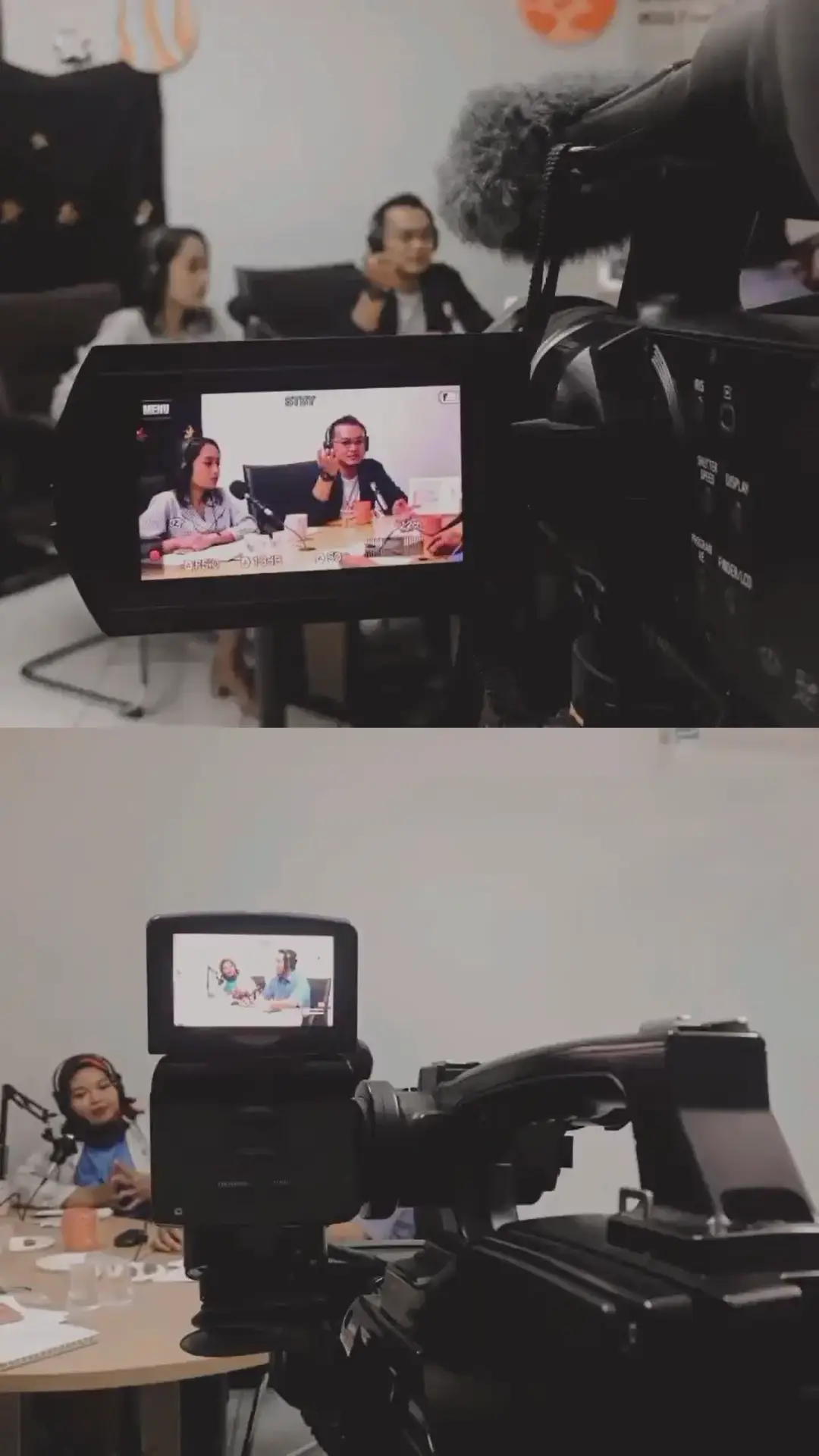 Hybrid broadcast multi‑camera setup using Sony Camera, ATEM Switcher, and OBS Studio